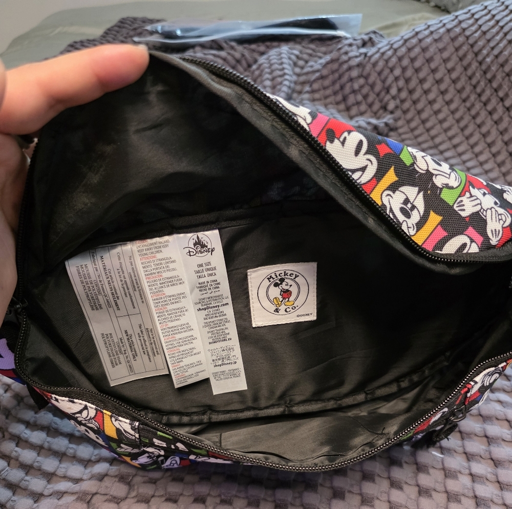 Mickey Mouse Patterned Crossbody Bag - image 2